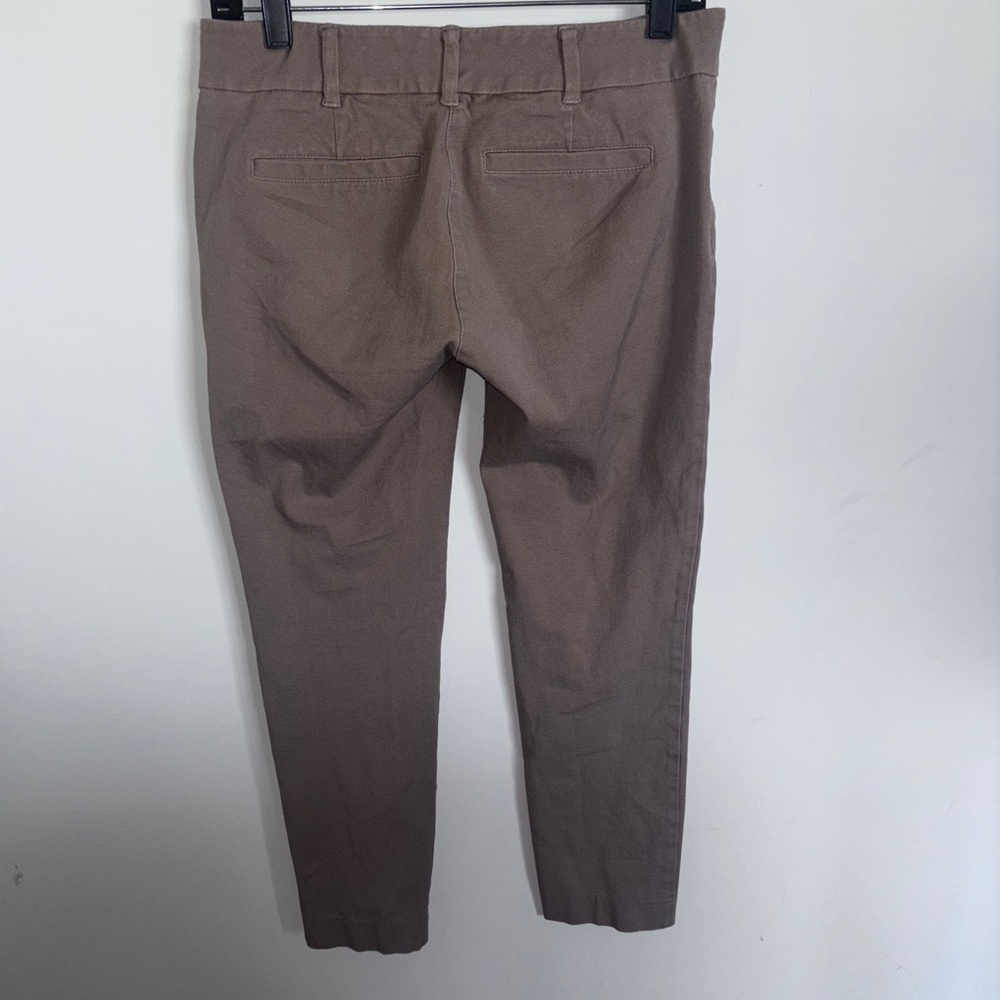 New York & Company Stretch Ankle Pants Taupe Size: 4